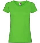 Análisis: Camiseta de mujer verde lima para aventuras en la montaña